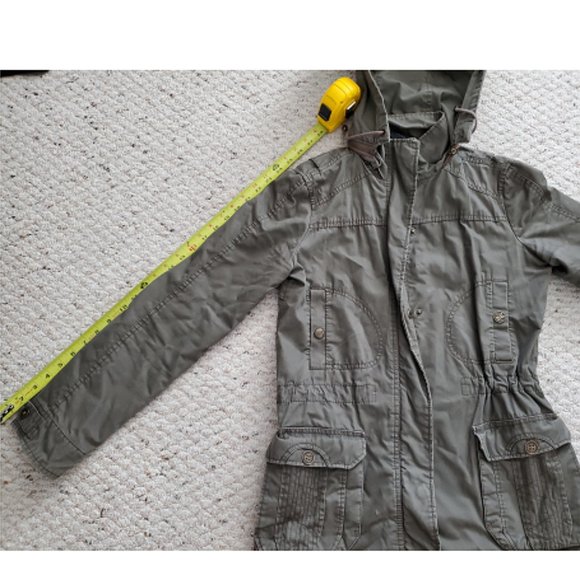 MANGO Olive Green Military Jacket + Faux Fur Vest - Picture 9 of 15